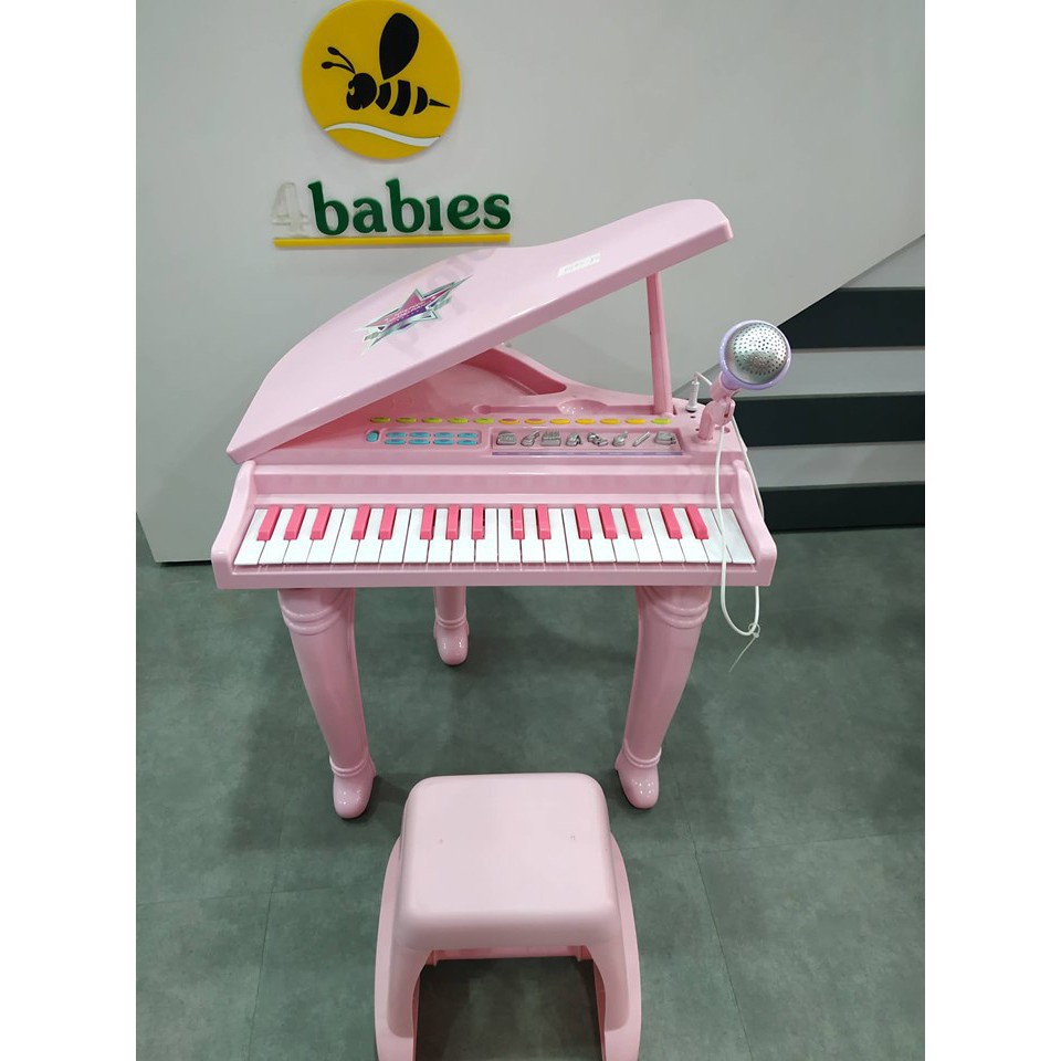 [BAO GIÁ SHOPEE] Đàn piano cổ điển kèm mic màu hồng Winfun 2045G chính hãng