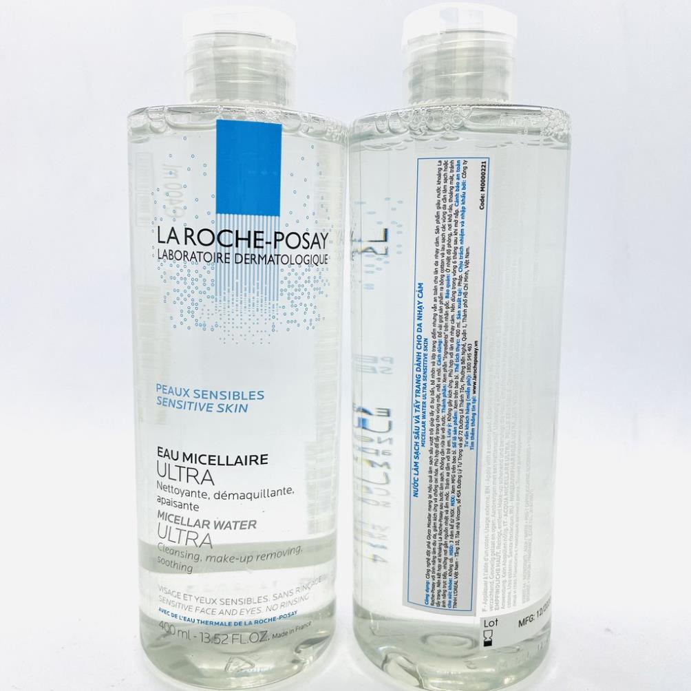 Nước Tẩy Trang La Roche-Posay Cho Da Nhạy Cảm Micellar Water Ultra Sensitive Skin - 400ml - PINK BEAUTY