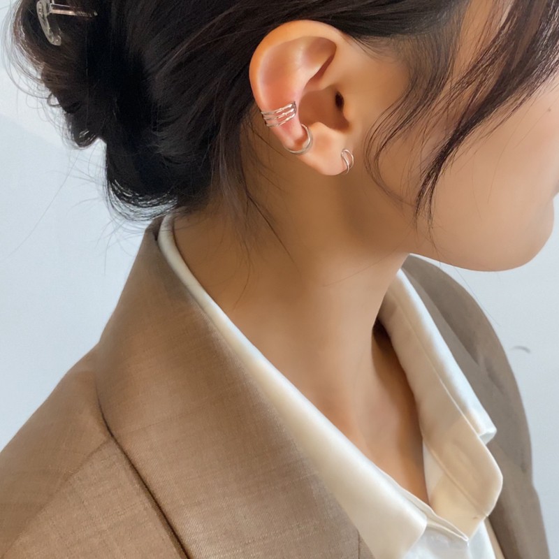 Bộ 3 Khuyên Tai Chất Liệu Kim Loại C01