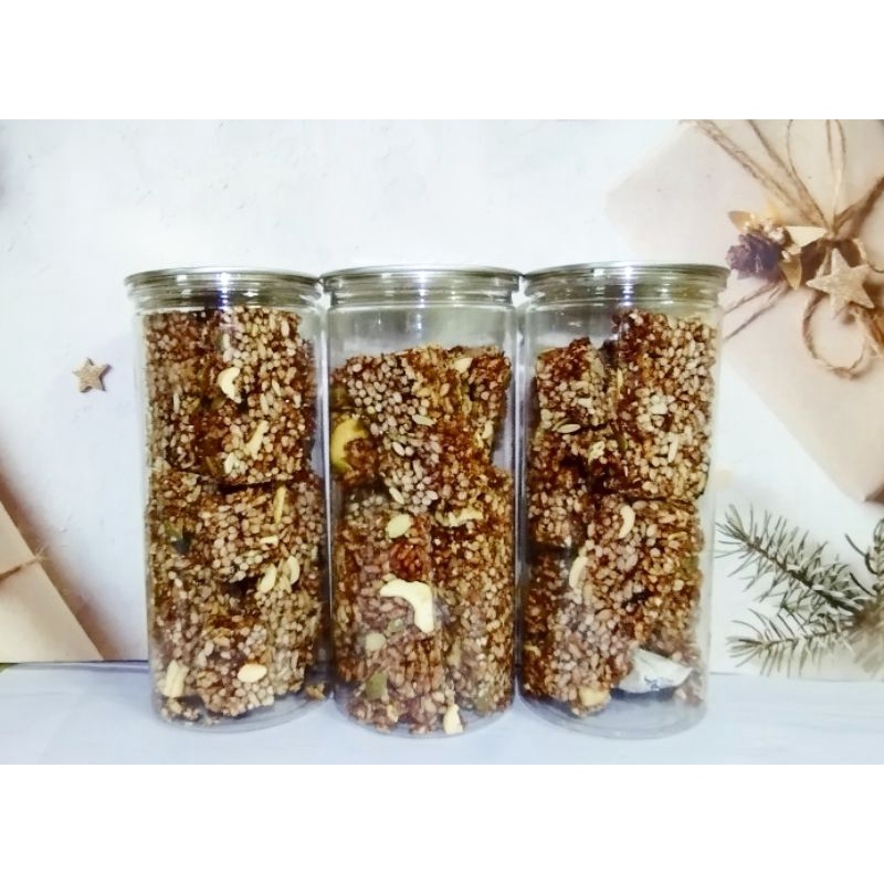 Thanh Gạo Lứt Rong Biển Giòn Rụm Thơm Ngon Ăn Kiêng Hộp 250g