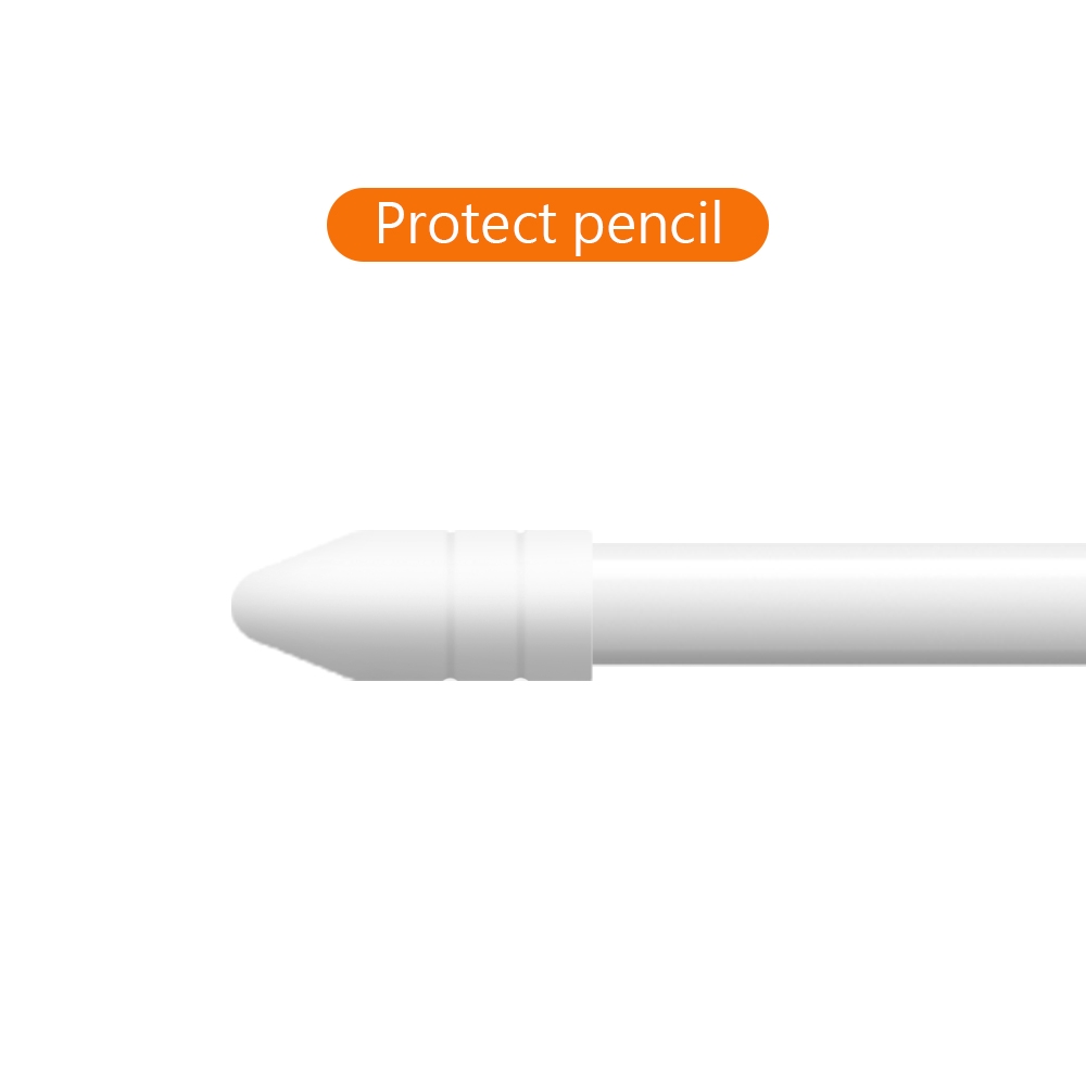 For iPad Pro Apple Pencil Anti-lost Cap Holder Nib Cover Dust-proof For Cable Adapter Tether Kit Lightweight Silicone