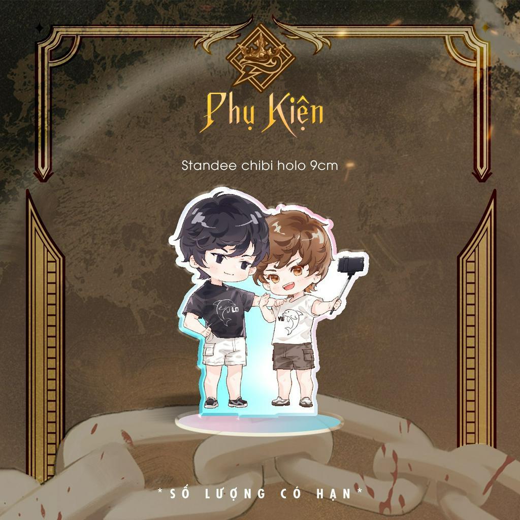 🌟 Phụ kiện huy hiệu, postcard, standee chibi Xông vào lối âm dương 1 | Bookstore KyoPyo