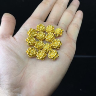 Hoa Sen Vàng Phong Thuỷ - Mix cùng vòng, phối hợp với các charm khác