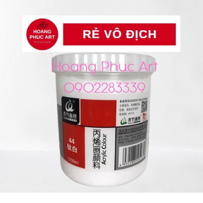 Màu Acrylic trắng hộp to - 1200 ml
