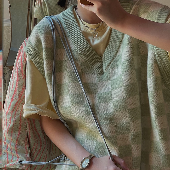 Áo Dệt Kim Sát Nách Thời Trang Trẻ Trung Cho Nữ