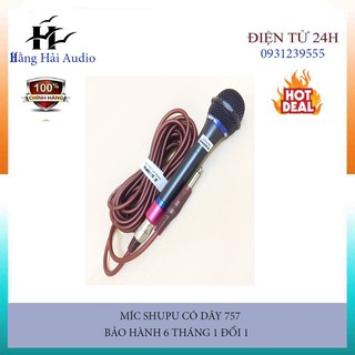 Micro karaoke có dây shupu 757