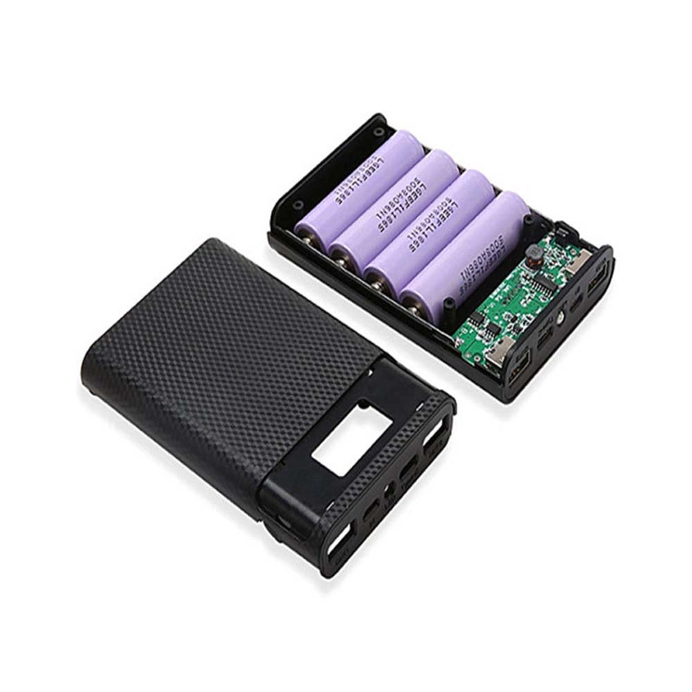 Hộp Đựng Pin Sạc Dự Phòng Hai Cổng Usb Type C Siêu Bền Tiện Dụng Cho Điện Thoại