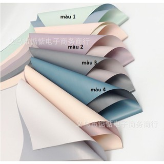 Giấy gói hoa Hàn Quốc hai mặt hai màu