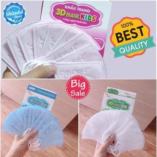 [2 Hộp- 20 cái] khẩu trang trẻ em - 3D Smart Kid Tulips Công nghệ Nhật Bản bảo vệ cho bé yêu