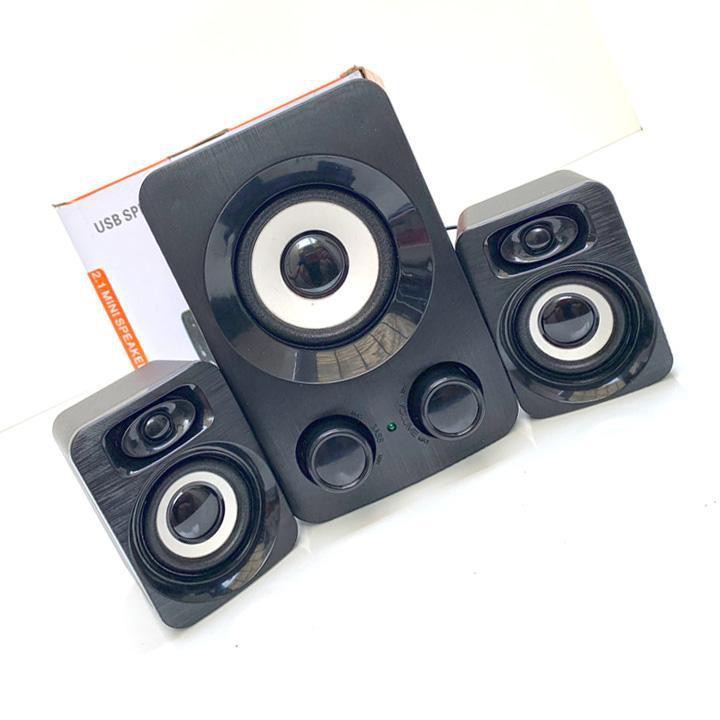 Loa Vi tính PC CAO CẤP Q7 Để Bàn Loa Cắm gắn điện thoại Laptop Máy Tính Âm Thanh Bass Đỉnh Cao