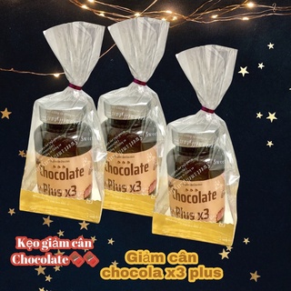 [hộp 30 viên] Kẹo Giảm Cân Chocolate Plus x3 giảm 6-9kg