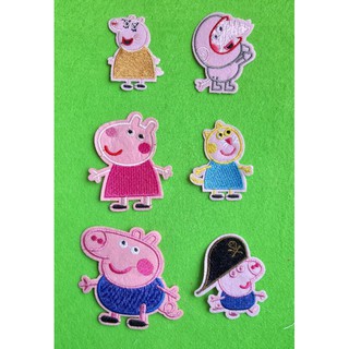 Sticker Ủi Quần Áo/Hình Heo Peppa/ủi nhiệt/hình thêu