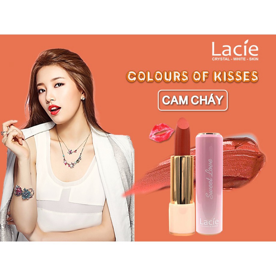 SON MÔI LÌ LACIE DƯỠNG MỊN CHỐNG KHÔ MÔI - SWEET LOVE | BigBuy360 - bigbuy360.vn