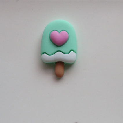 Set 10 Phụ Kiện Kẹp Tóc Hình Que Kem/Bánh Kẹo Bằng Resin Nhiều Màu Dễ Thương diy