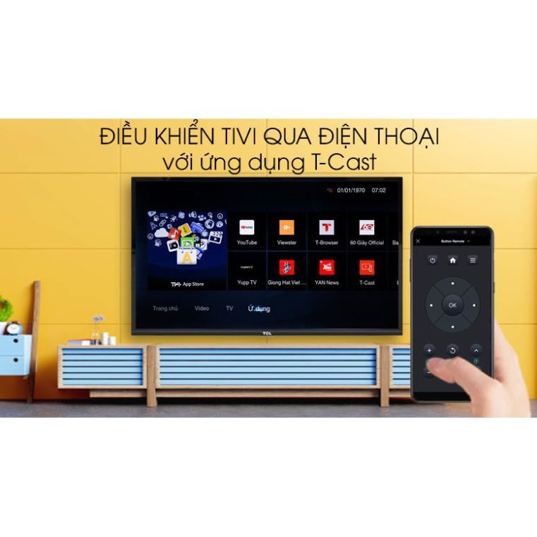 Tivi TCL 32 inch Smart TV L32S6300 (Miễn phí vận chuyển tại Hà Nội)