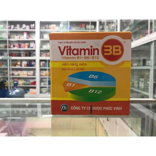 Bồi bổ cơ thể Vitamin 3b hộp 100v phúc vinh