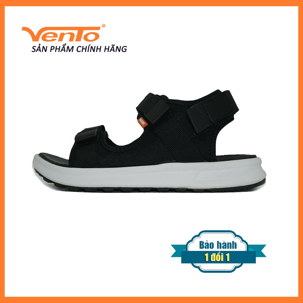 Giày Sandal Vento Đi Học Nam Nữ SD-NB02 Màu Đen Trắng