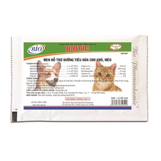 Biotic - Men tiêu hoá cho chó, mèo (gói 5g)
