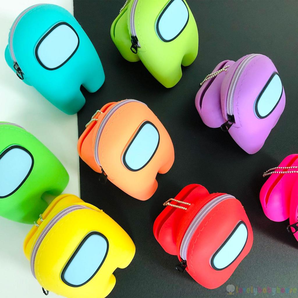 Túi Đựng Tai Nghe/Tiền Xu/Chìa Khóa Họa Tiết Hoạt Hình Mini Dễ Thương