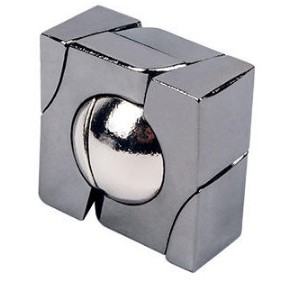 Đồ chơi trí tuệ_Thử thách trí não_Ball in Cage  - Hanayama Puzzle_Hack não_Rèn luyện Tư duy Logic_Giải đố_Thông minh