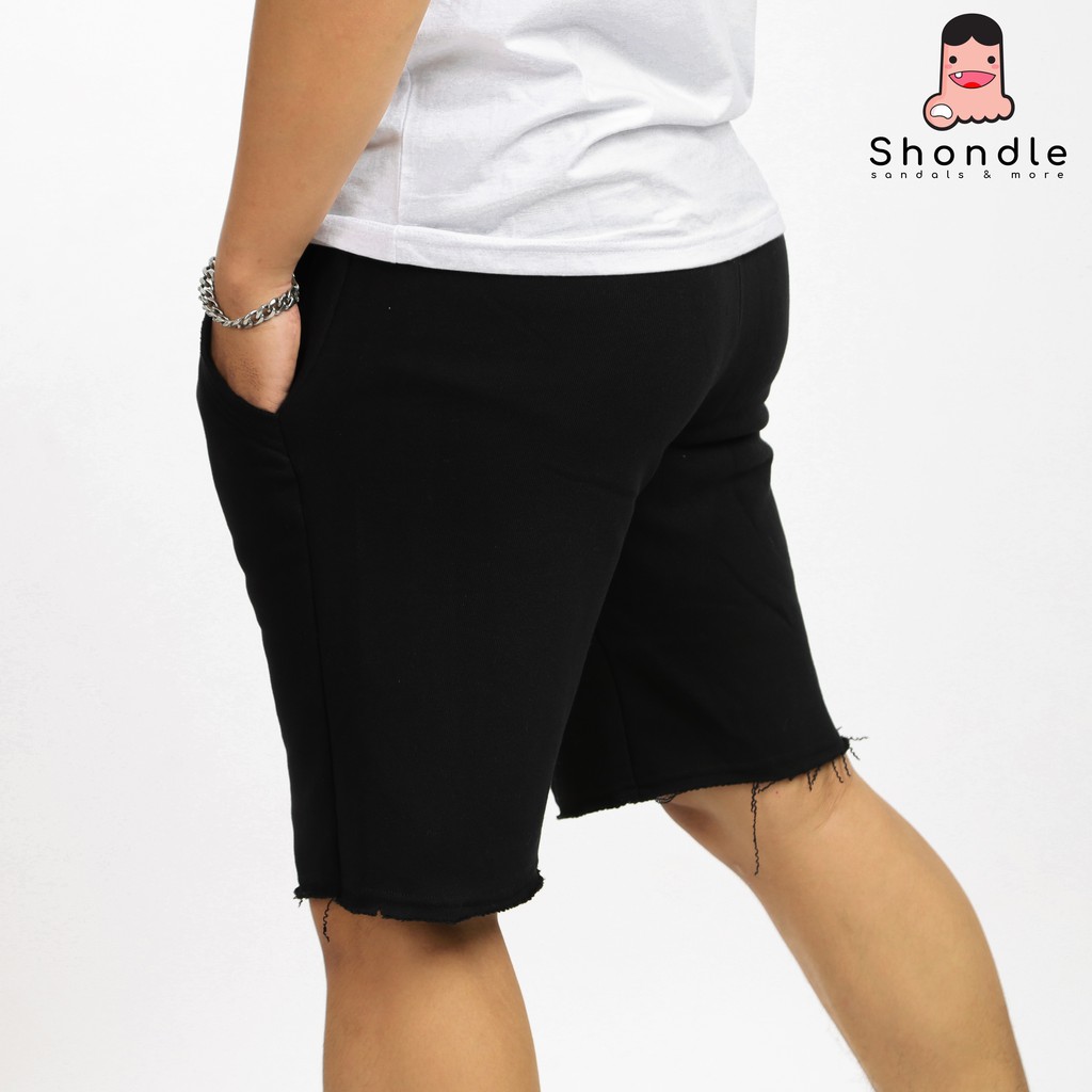 Quần short nỉ SHONDLE cao cấp Chân Cua phong cách unisex QSCC-001