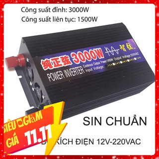 (TRỢ GIÁ SHIP)bộ kích điện sin chuẩn 3000W - bộ kích điện - 3000W MAXIPOWE