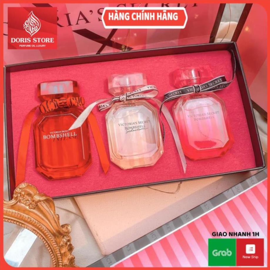 [HÀNG HOT] Set nước hoa chính hãng Victoria Secret_Nước hoa 30ml-set 3 chai_Quà tặng mùa hè