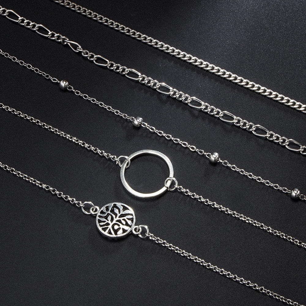 Bộ 5 vòng đeo tay họa tiết phong cách Bohem