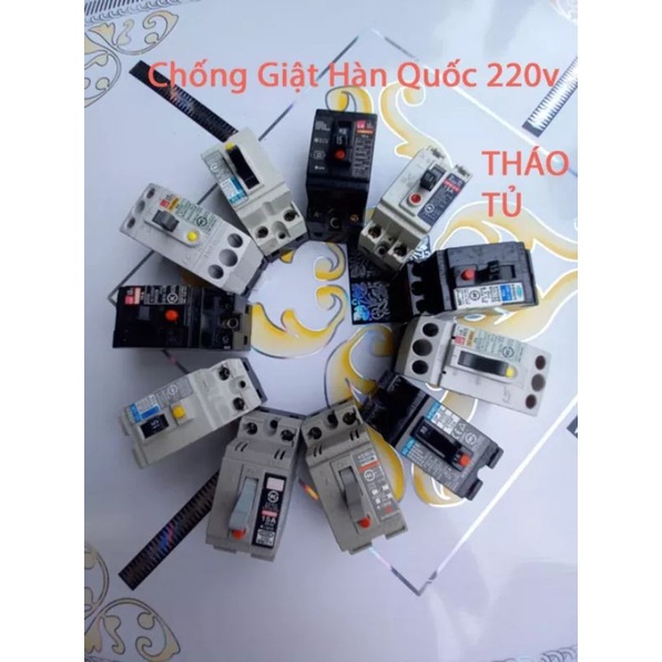 Aptomat chống giật 15A - 30mA - Cb chống dòng rò - aptomat ,cầu dao tự động ,chống rò nhật bãi