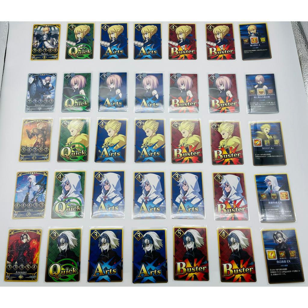 Thẻ bài bo góc Fate FGO Arcade Project 01, chính hãng Type Moon