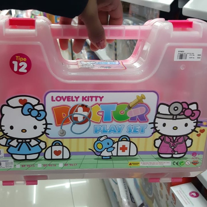 Bộ Đồ Chơi Đóng Vai Bác Sĩ Hello Kitty Cho Bé