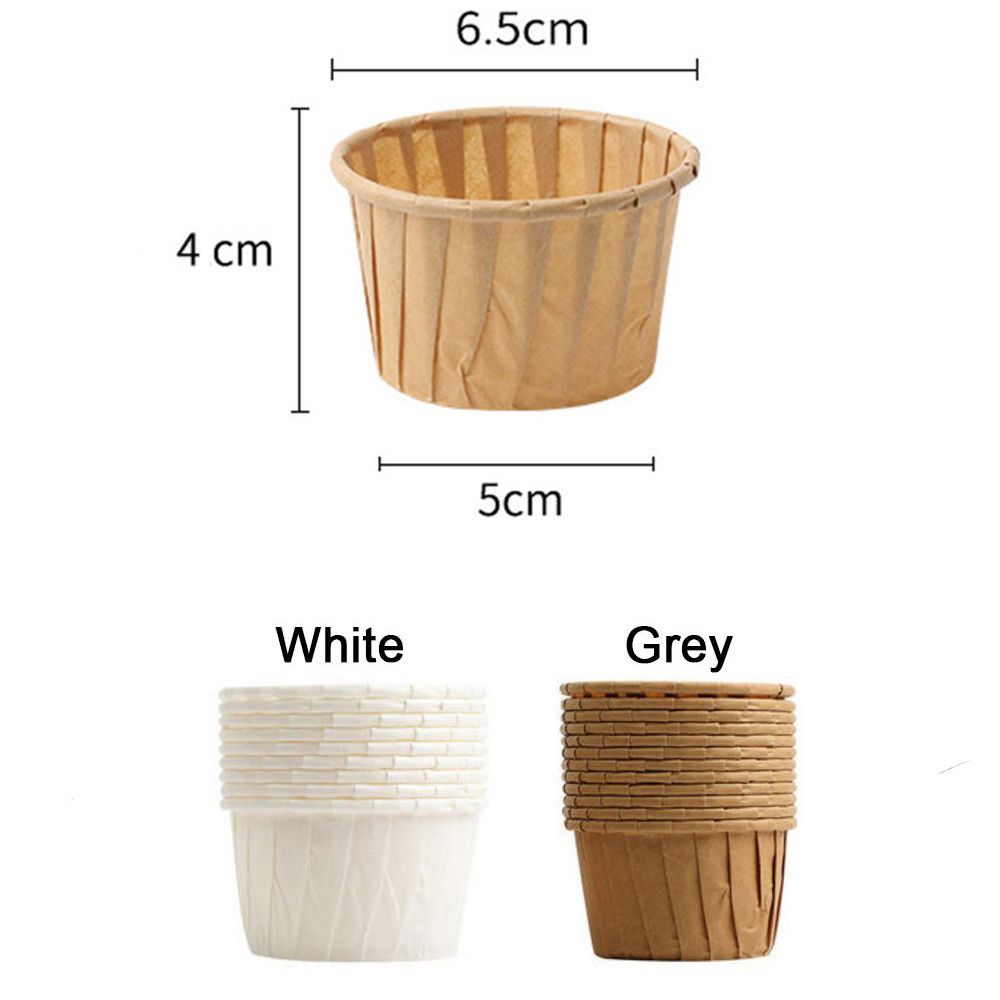 KUNHEV Set 100 đế giấy làm bánh cupcake muffin tiện lợi