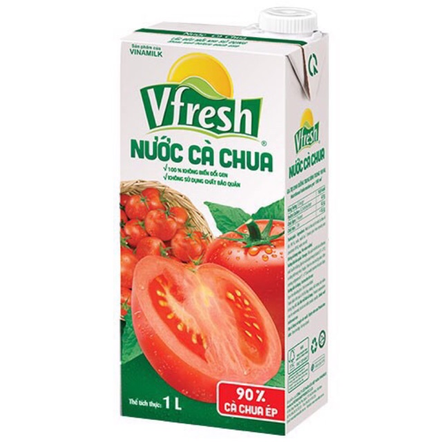 Nước ép cà chua Vfresh hộp 1L