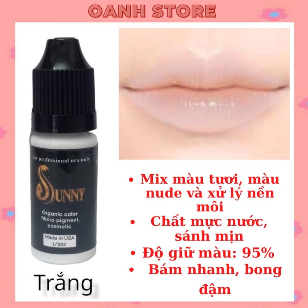 Mực xăm lông mày, mí bám siêu nhanh, mực SUNNY chính hãng USA 10ml