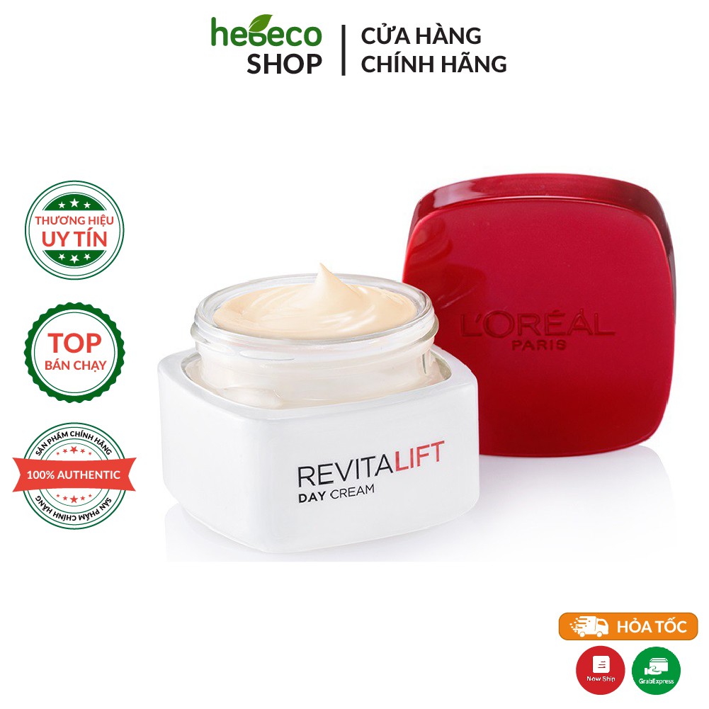 Kem dưỡng da tươi trẻ ban ngày chống lão hóa L'ORÉAL Revitalift Day SPF35 PA++ 50ml - Pháp Chính Hãng