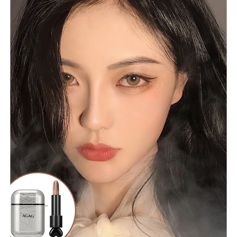 Hộp 2 thỏi nhũ mắt Highlight bền màu không thấm nước AGAG | BigBuy360 - bigbuy360.vn