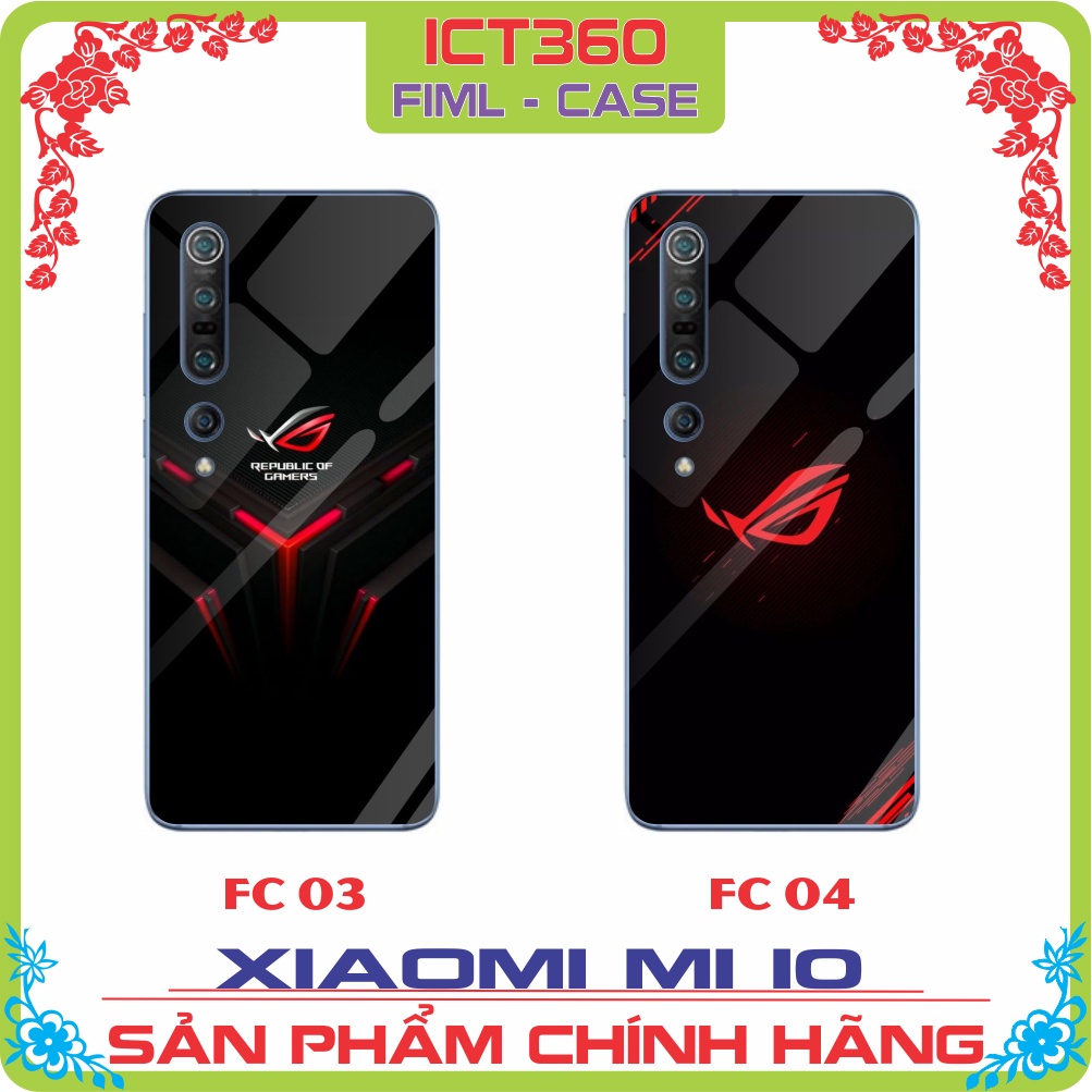 Ốp lưng kính Xiaomi Mi 10 - Nhận in ảnh theo yêu cầu