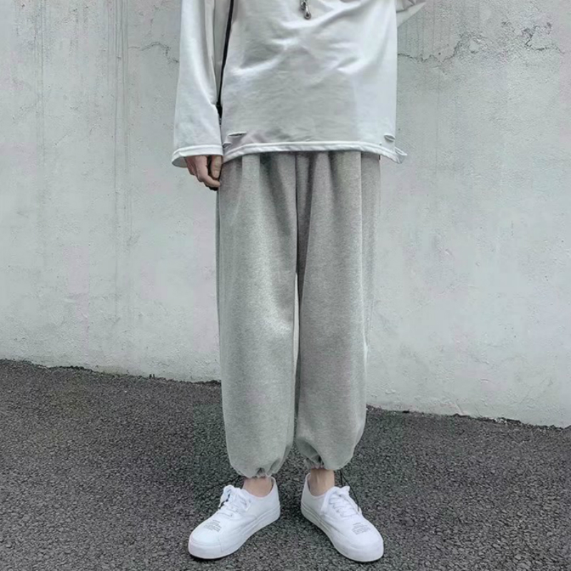 Quần thể thao ống rộng co giãn thời trang Unisex Hàn Quốc Size S-3XL | BigBuy360 - bigbuy360.vn