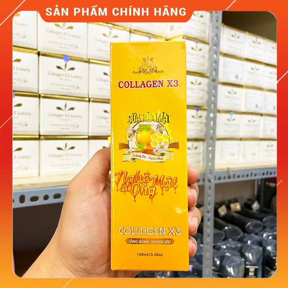 [Chính hãng] Combo Kem Face Collagen X3 + Sữa Rửa Mặt Colagen X3 công ty Mỹ phẩm Đông Anh