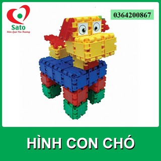 Đồ chơi xếp hình Sato 32 - 65 chi tiết