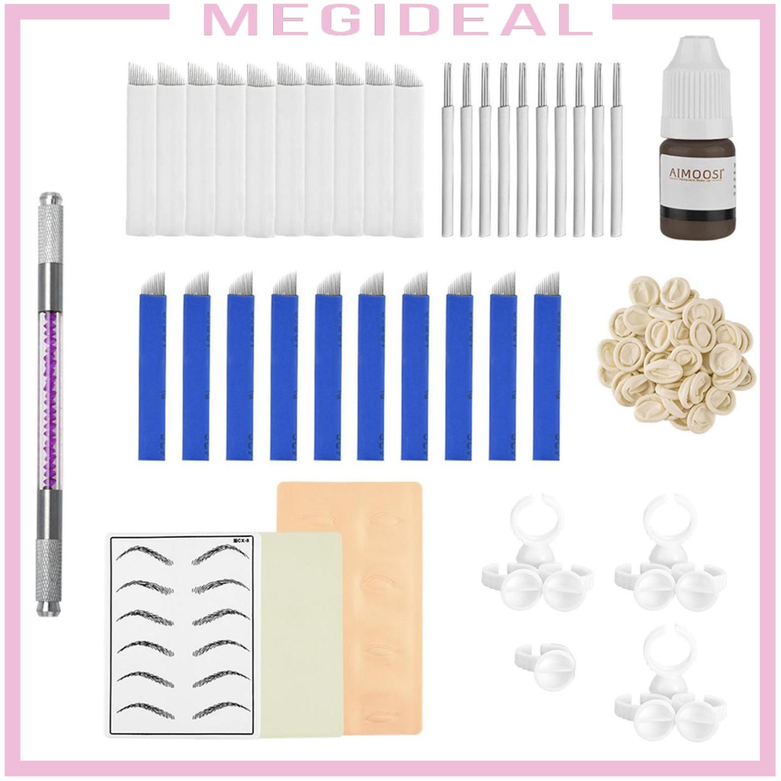 (hàng Mới Về) Bộ Dụng Cụ Tập Luyện Vẽ Lông Mày Vĩnh Viễn Tiện Dụng | BigBuy360 - bigbuy360.vn