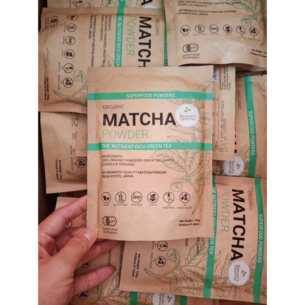 BỘT MATCHA HỮU CƠ - SIÊU THỰC PHẨM
