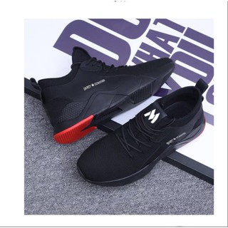 Giày Sneaker nam full đen lịch lãm 132