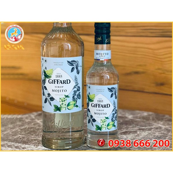 SIRO GIFFARD CHANH VÀ BẠC HÀ 1L - GIFFARD MOJITO SYRUP