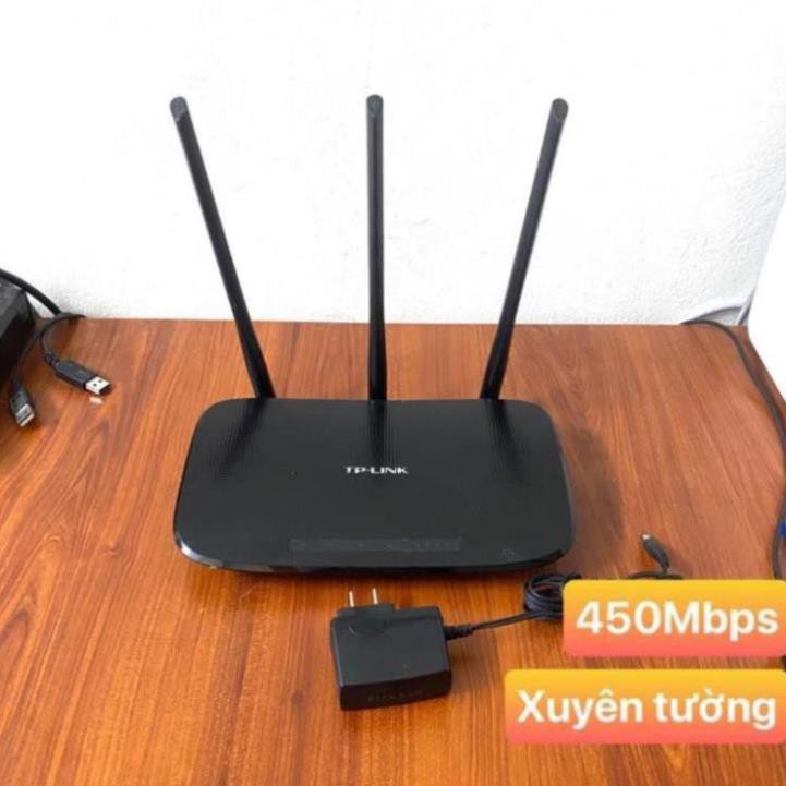 Bộ phát Wifi TPLink 3 râu XUYÊN TƯỜNG, cái đẹp, tốc độ 450Mbps chuyển vận cực khỏe 45 12 Ma20s