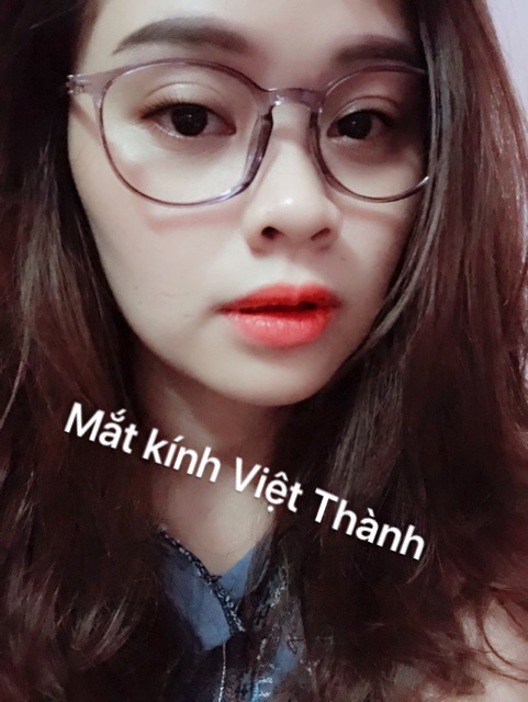 HCM Mắt Kính Cận gọng siêu dẻo 4 màu kính mắt mèo thời trang tròn nhỏ xinh TẶNG MẮT CẬN 1471