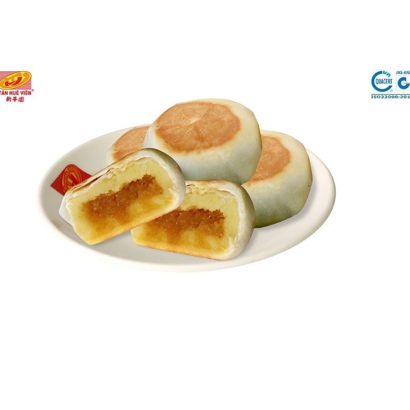 Pía chà bông trứng muối Tân Huê Viên