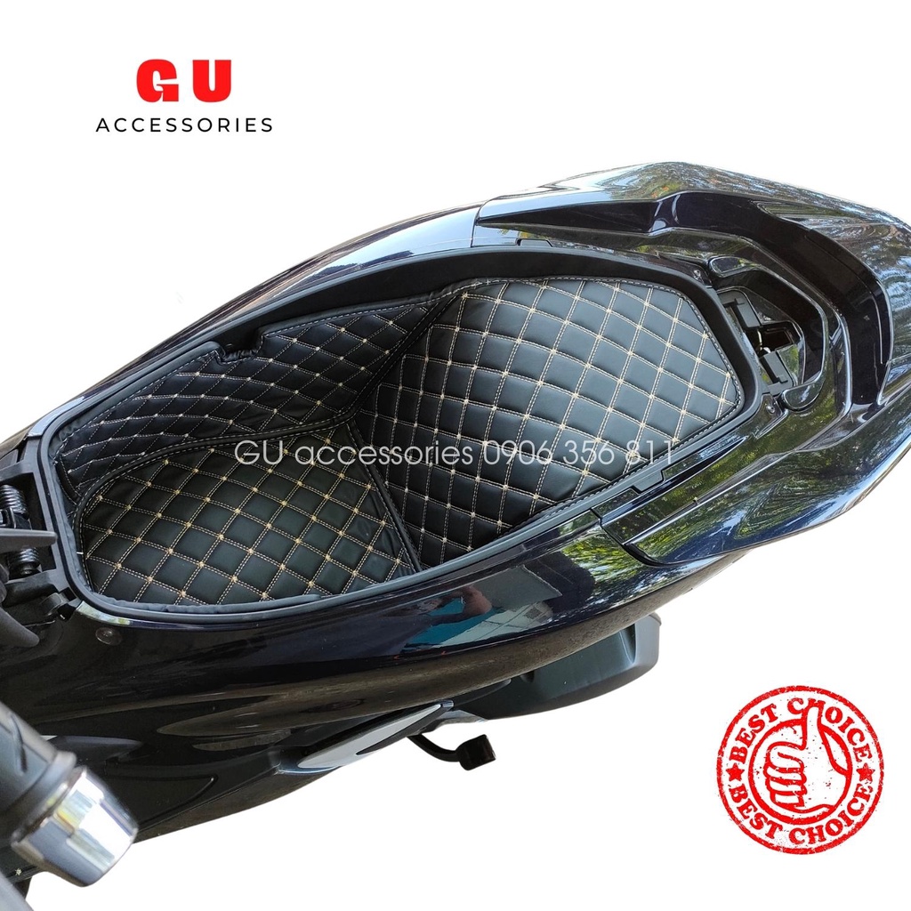 Lót cốp da chống nóng cao cấp dành cho xe Honda PCX 2014-2022  hàng chính hãng GU