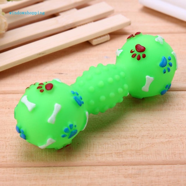 Đô chơi tạ cao su nhai gặm cho chó mèo