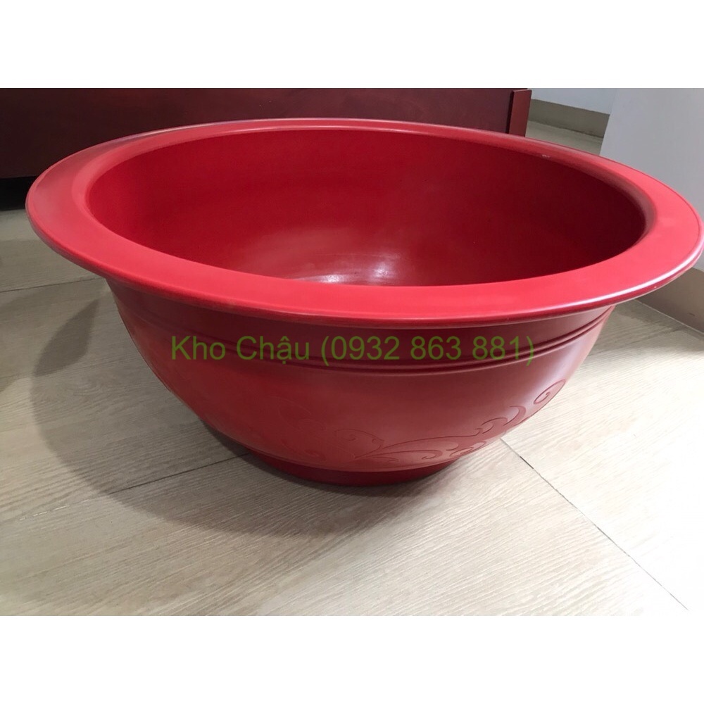 Combo 2 Chậu Nhựa KHÔNG LỖ Chuyên Trồng Sen, Thủy Canh, Thủy Sinh